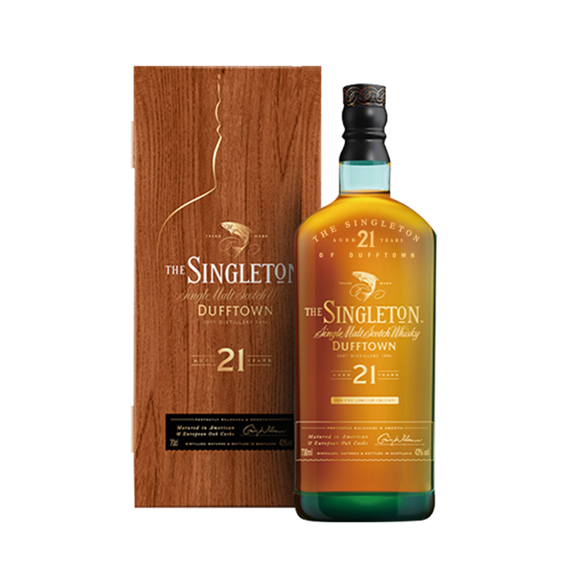 苏格登21年威士忌thesingleton21years